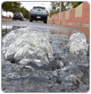 Brotan fugas de agua potable y drenaje por toda la ciudad
