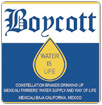 Boicot contra Corona en defensa del agua