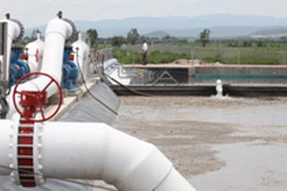 Regarán parcelas con agua tratada