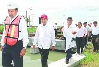 Inversiones en obras hidráulicas en Veracruz prueban su eficacia: Fidel Herrera Beltrán