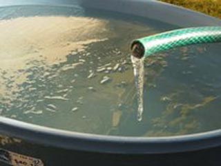 Agua potable, en punto de congelación en PN