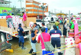Minatitlán, preparada para resistir la crecida del río Coatzacoalcos