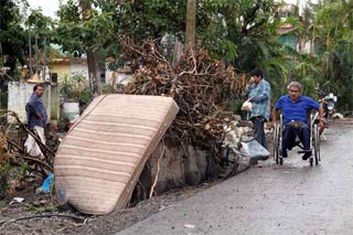 Intensos aguaceros por Matthew desbordan 11 ríos en Veracruz