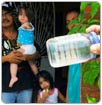 Agua del grifo manda a vecinos a hospitales