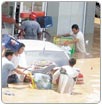 A su abuela y a él se los llevó el río