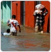 Escurrimientos de Matthew inundan zonas de Veracruz