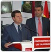Page propone un pacto por el agua y las infraestructuras para Talavera