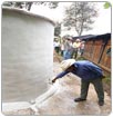 Usan agua de lluvia para subsanar escasez