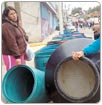 Les llevan despensas, pero ellas piden agua