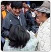 Evo Morales llama a la reconstrucción de zonas inundadas