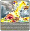 Baja presión en el Pacífico aumenta potencial a ciclón tropical