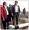 Entregan obra para llevar agua potable