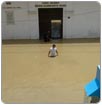 SEl río Piura desborda el centro histórico de la peruana Piura