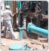 No alcanza agua de acuíferos; rebasada por superficie de riego por bombeo